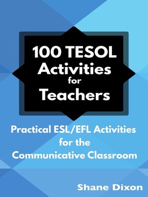 cover image of 100 TESOL Activities for Teachers